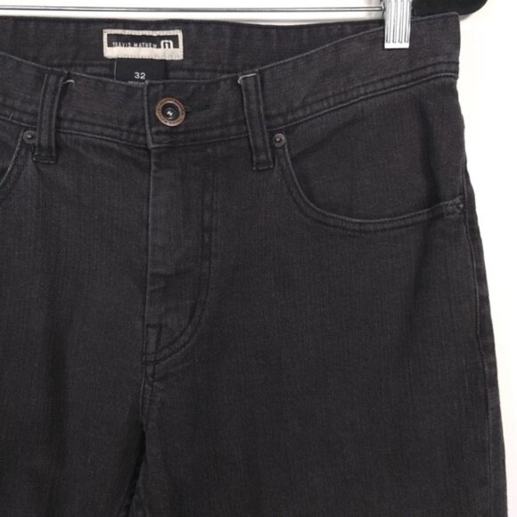 TRAVIS MATHEW Men's Jeans Black Size 32 Stretch Cotton - Picture 8 of 11